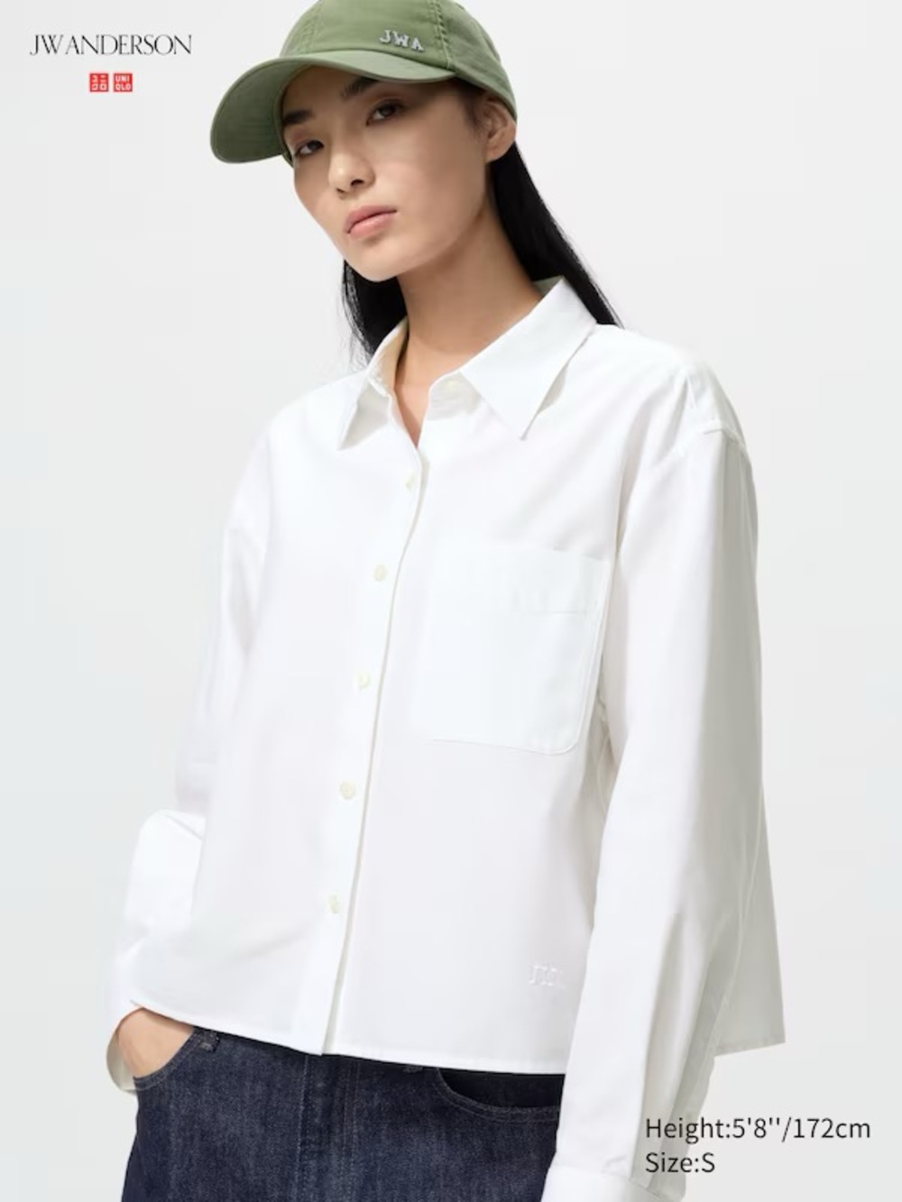 Uniqlo Boxy Cropped Shirt
